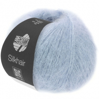 Silkhair Uni und Melange Lana Grossa 092 himmelblau