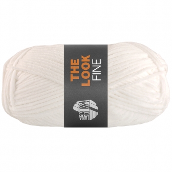The Look Fine Lana Grossa 101 Weiß