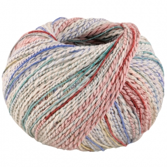 Torto Lana Grossa % - 04 Hellgrau/Jeans/Rosa/Terrakotta/Blassgelb