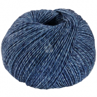 Vintage Socks Lana Grossa 1005 Jeans/Grau-/Dunkelblau meliert