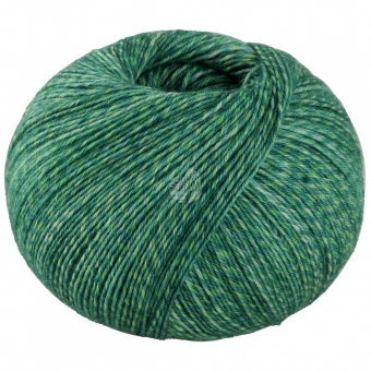 Vintage Socks Lana Grossa 1015 Dunkel-/Gelbgrün/Petrol meliert