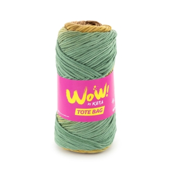 Wow Tote Bag Katia 302 Rosé-Rostrot-Ocker-Grün