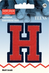 Applikation Buchstabe H 
