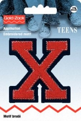 Applikation Buchstabe X 