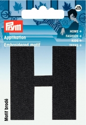 Applikation Buchstabe H 