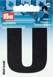 Applikation Buchstabe U 