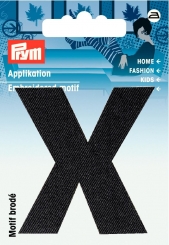 Applikation Buchstabe X 