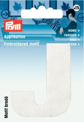 Applikation Buchstabe J 