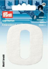 Applikation Buchstabe O 