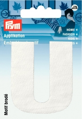 Applikation Buchstabe U 