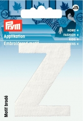 Applikation Buchstabe Z 