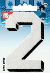 Applikation Zahl 2 klein 