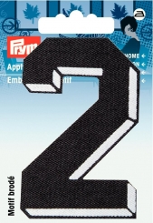 Applikation Zahl 2 klein 