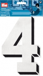 Applikation Zahl 4 groß 