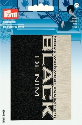 Applikation Label BLACK DENIM 